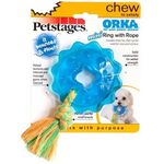  Petstages игрушка для собак Mini &quot;ОРКА кольцо с канатом&quot; диаметр 8 см маленькая 8 см, фото 1 