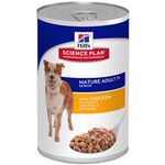  Hill&#039;s Science Plan Canine Mature Adult 7+ Savoury Chicken банка 370 гр, фото 1 