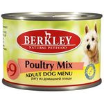  Berkley #9 Poultry Mix Adult Dog Menu банка  200 гр, фото 1 