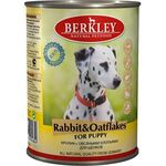  Berkley Rabbit &amp; Oatflakes for Puppy банка  400 гр, фото 1 
