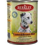  Berkley Game &amp; Brown Rice for Adult Dog банка  400 гр, фото 1 