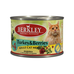  Berkley #4 Turkey with Forest Berries for Adult Cat  200 гр, фото 1 