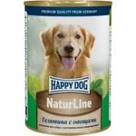  Happy Dog NaturLine телятина с овощами банка  400 гр, фото 1 