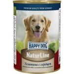 Happy Dog NaturLine телятина с сердцем банка  400 гр, фото 1 