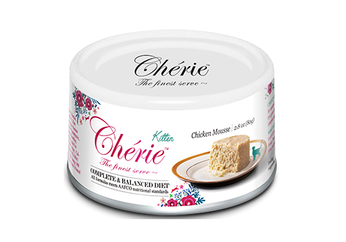  Pettric Cherie Complete Balanced Diet для котят мусс из курицы банка 80 гр, фото 1 