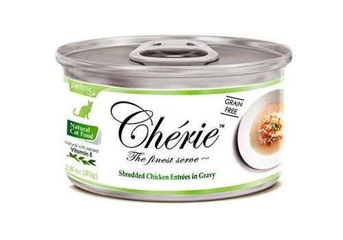  Pettric Cherie размельченная курица с овощами в подливе банка 80 гр, фото 1 