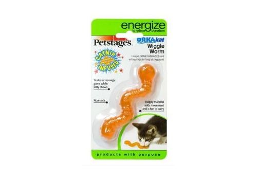  Petstages игрушка для кошек Energize &quot;ОPKA червяк&quot; 11 см 11 см, фото 1 