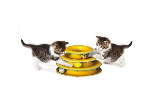  Petstages игрушка для кошек Трек &quot;3 этажа&quot; основание 24 см 500 гр, фото 1 