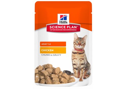  Hill’s Feline Adult with Chicken пауч 85 гр, фото 1 