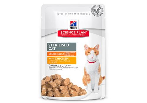  Hill’s Feline Sterilised with Chicken пауч 85 гр, фото 1 