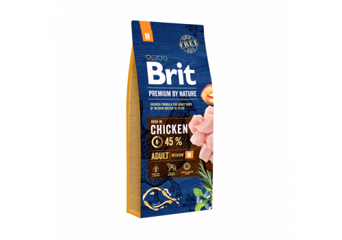  Brit Premium Adult М 15 кг, фото 1 