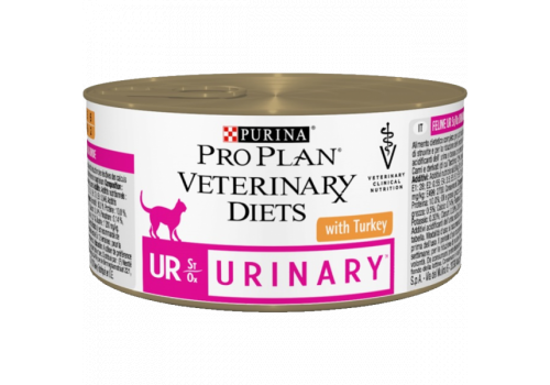  Purina Veterinary Diets Feline UR Urinary with turkey банка 0,195 кг, фото 1 