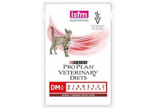  Purina Veterinary Diets Feline Dm Diabetes пауч 85 гр, фото 1 