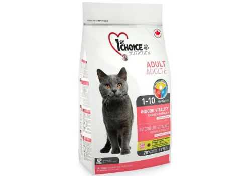  1st Choice Vitality Indoor Adult Cats 907 гр, фото 1 