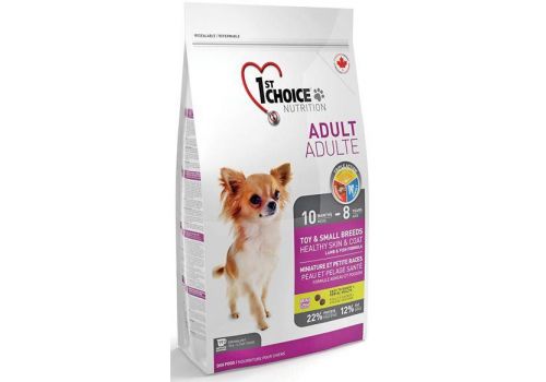  1st Choice Toy &amp; Small Breeds Healthy Skin &amp; Coat Adult 2,72 кг, фото 1 