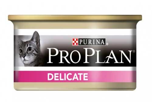  Pro Plan Deliсate Turkey Feline - банка 85 гр, фото 1 