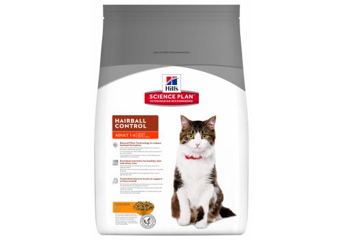  Hill’s Science Plan Feline Adult Hairball Control Chicken 300 гр, фото 1 
