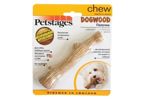  Petstages игрушка для собак Dogwood палочка деревянная 18 см, фото 1 