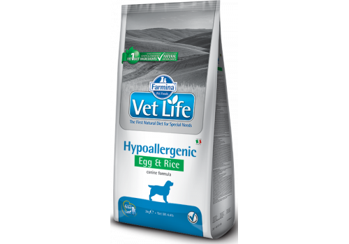  Farmina Vet Life Dog Hypoallergenic Egg &amp; Rice 2 кг, фото 1 