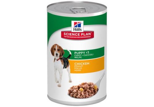  Hill&#039;s Science Plan Puppy Savoury Chicken банка 370 гр, фото 1 