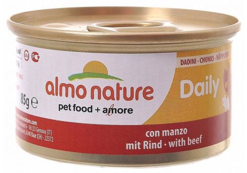  Almo Nature Daily Menu - Cat Chunks with Beef  85 гр, фото 1 