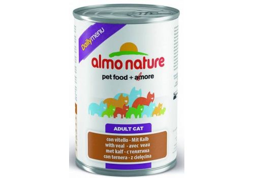  Almo Nature Daily Menu Adult Cat with Veal  400 гр, фото 1 