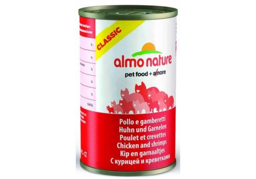  Almo Nature Classic Chicken and Shrimps  140 гр, фото 1 