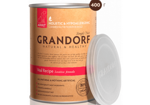  Grandorf Veal Recipe Adult банка 400 гр, фото 1 