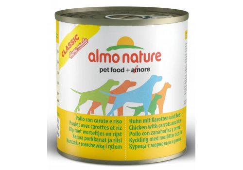  Almo Nature Classic Adult Dog Home Made - Chicken with Carrots and Rice банка  280 гр, фото 1 