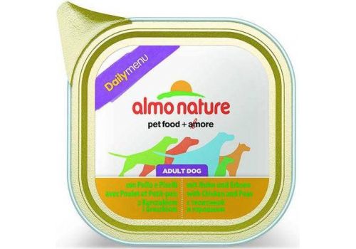  Almo Nature Daily Menu Adult Dog Chicken and Peas  300 гр, фото 1 