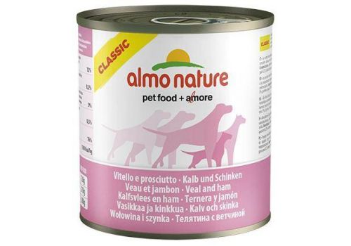  Almo Nature Classic Adult Dog Veal and Ham банка  290 гр, фото 1 