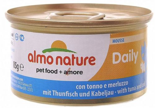  Almo Nature Daily Mousse with Tuna and Cod  85 гр, фото 1 