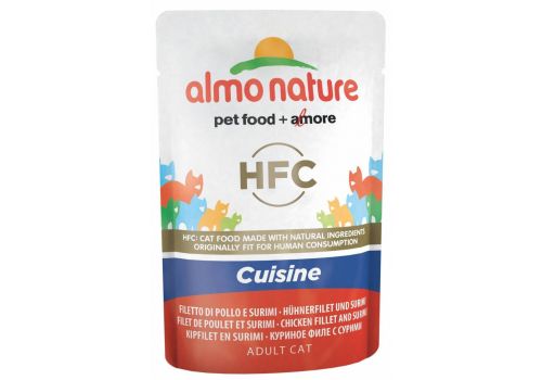  Almo Nature Cuisine Adult Cat Chicken Fillet and Surimi  55 гр, фото 1 