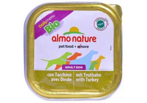  Almo Nature Daily Menu Bio Adult Dog Turkey  100 гр, фото 1 