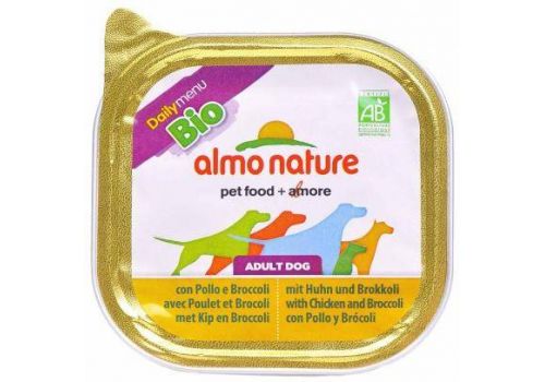  Almo Nature Daily Menu Bio Adult Dog Chicken and Brocolli  300 гр, фото 1 
