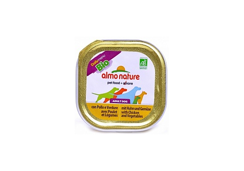  Almo Nature Daily Menu Bio Adult Dog Chicken and Vegetables  300 гр, фото 1 