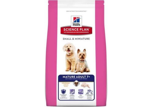  Hill&#039;s Science Plan Canine Mature Adult 7+ Small &amp; Miniature with Chicken 1,5 кг, фото 1 
