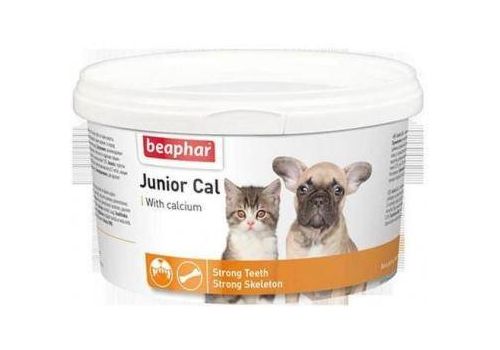  Beaphar Витамины для котят и щенков, порошок Junior Cal  200 гр, фото 1 