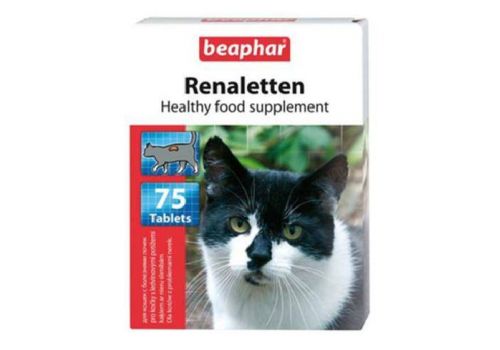  Beaphar Витамины для кошек с проблемными почками Renaletten  75 шт, фото 1 