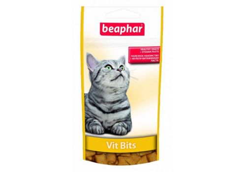  Beaphar Лакомство для кошек с витаминной пастой Vit Bits  75 шт, фото 1 
