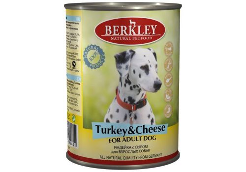  Berkley Turkey &amp; Cheese for Adult Dog банка  400 гр, фото 1 