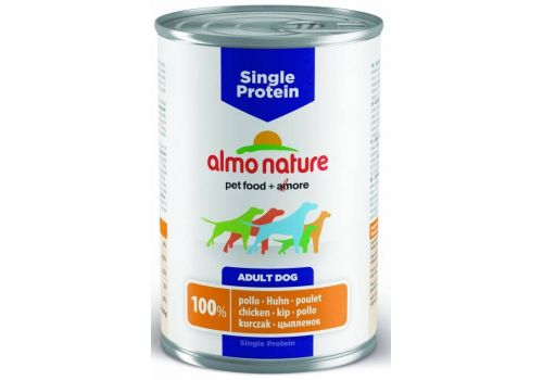  Almo Nature Single Protein Adult Dog Chicken банка  400 гр, фото 1 