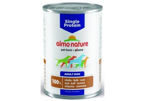  Almo Nature Single Protein Adult Dog Veal банка  400 гр, фото 1 