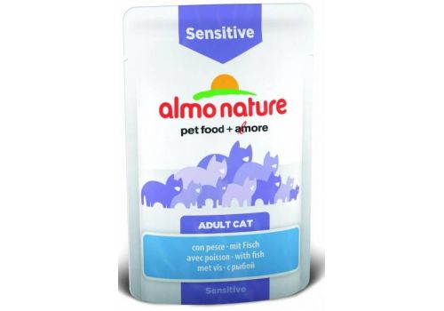  Almo Nature Sensitive Adult Cats with Fish  70 гр, фото 1 