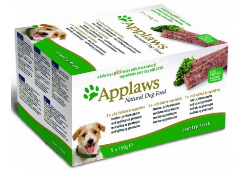  Applaws Dog Pate MP Country Selection-Chicken, Lamb, Salmon банка  0,75 кг, фото 1 