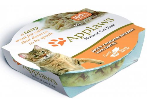  Applaws Cat Juicy Chicken Breast with Duck  60 гр, фото 1 