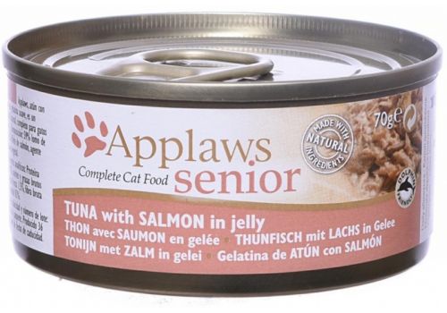  Applaws Senior Cat Tuna with Salmon in jelly банка  70 гр, фото 1 