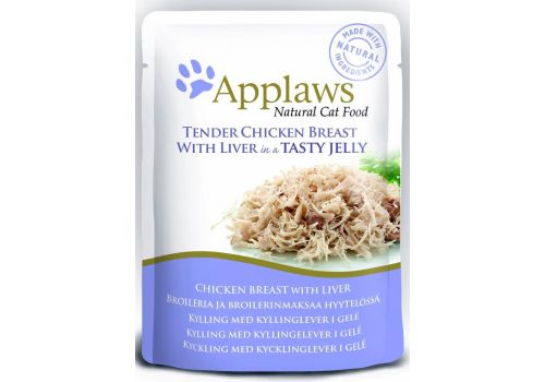  Applaws cat pouch chicken with liver in jelly  70 гр, фото 1 