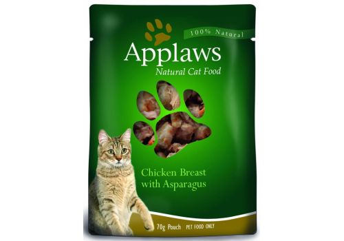  Applaws Cat Chicken &amp; Asparagus pouch  70 гр, фото 1 