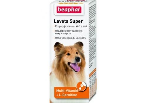  Beaphar Витамины для кожи и шерсти Собак, масло Laveta Super for Dogs  50 гр, фото 1 